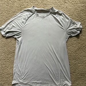 lululemon athletica Light Gray Short Sleeve Tee